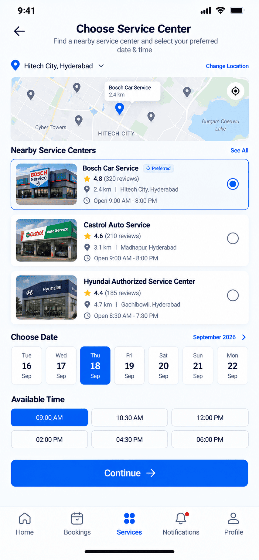 Doorstep Pickup Scheduling & Slot